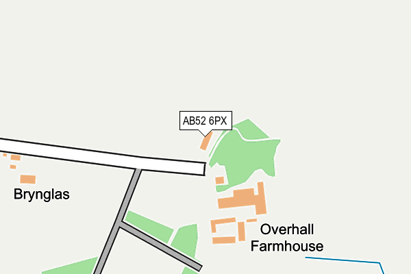 AB52 6PX map - OS OpenMap – Local (Ordnance Survey)