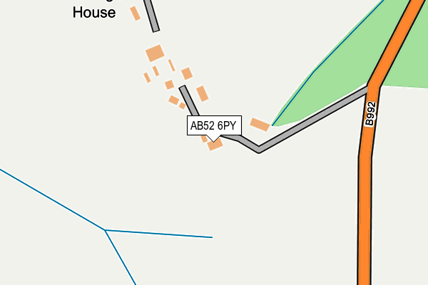 AB52 6PY map - OS OpenMap – Local (Ordnance Survey) AB52 6PY map - OS OpenMap – Local (Ordnance Survey)