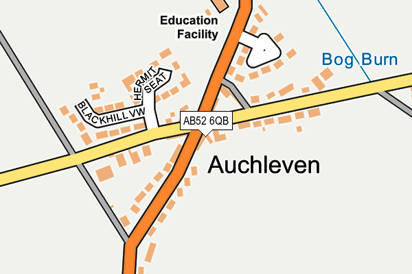 AB52 6QB map - OS OpenMap – Local (Ordnance Survey)