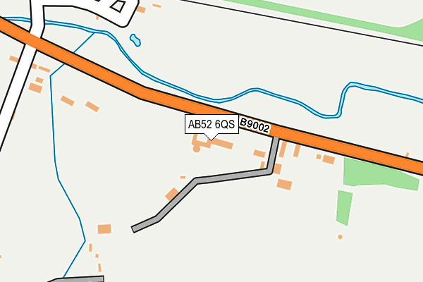 AB52 6QS map - OS OpenMap – Local (Ordnance Survey) AB52 6QS map - OS OpenMap – Local (Ordnance Survey)