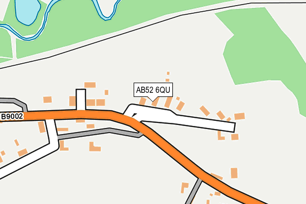 AB52 6QU map - OS OpenMap – Local (Ordnance Survey) AB52 6QU map - OS OpenMap – Local (Ordnance Survey)