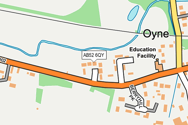 AB52 6QY map - OS OpenMap – Local (Ordnance Survey) AB52 6QY map - OS OpenMap – Local (Ordnance Survey)