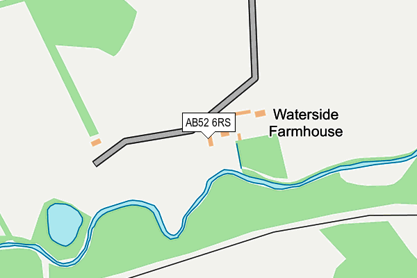 AB52 6RS map - OS OpenMap – Local (Ordnance Survey)