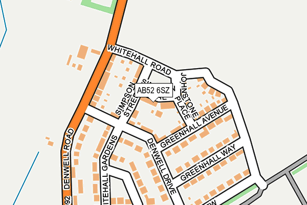 AB52 6SZ map - OS OpenMap – Local (Ordnance Survey) AB52 6SZ map - OS OpenMap – Local (Ordnance Survey)