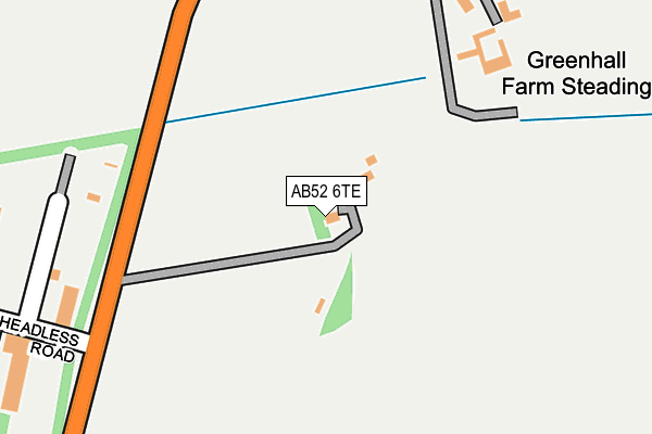 AB52 6TE map - OS OpenMap – Local (Ordnance Survey) AB52 6TE map - OS OpenMap – Local (Ordnance Survey)