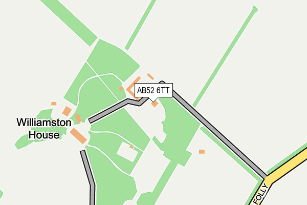 AB52 6TT map - OS OpenMap – Local (Ordnance Survey) AB52 6TT map - OS OpenMap – Local (Ordnance Survey)