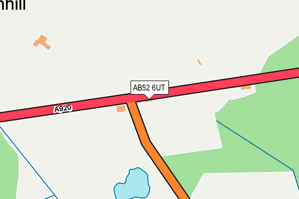 AB52 6UT map - OS OpenMap – Local (Ordnance Survey)