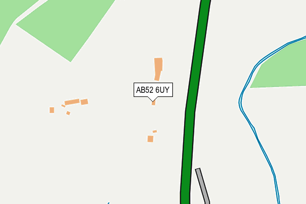 AB52 6UY map - OS OpenMap – Local (Ordnance Survey) AB52 6UY map - OS OpenMap – Local (Ordnance Survey)