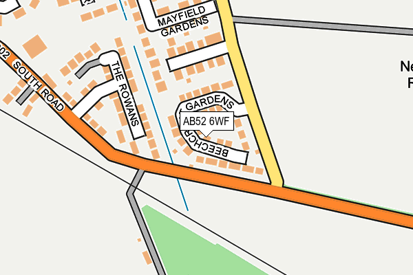 AB52 6WF map - OS OpenMap – Local (Ordnance Survey) AB52 6WF map - OS OpenMap – Local (Ordnance Survey)