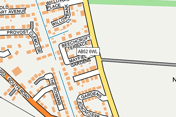 AB52 6WL map - OS OpenMap – Local (Ordnance Survey) AB52 6WL map - OS OpenMap – Local (Ordnance Survey)
