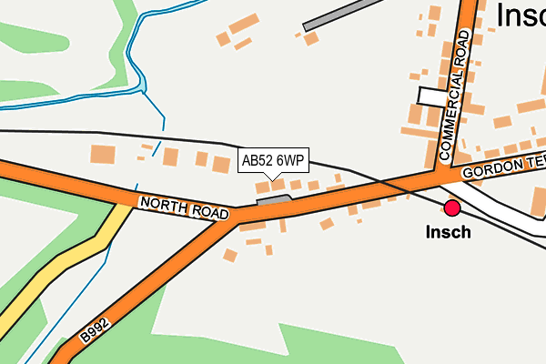 AB52 6WP map - OS OpenMap – Local (Ordnance Survey) AB52 6WP map - OS OpenMap – Local (Ordnance Survey)