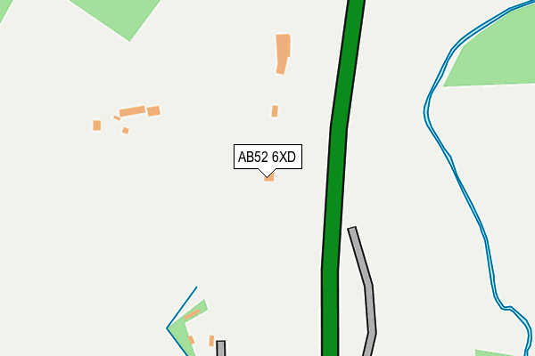 AB52 6XD map - OS OpenMap – Local (Ordnance Survey) AB52 6XD map - OS OpenMap – Local (Ordnance Survey)