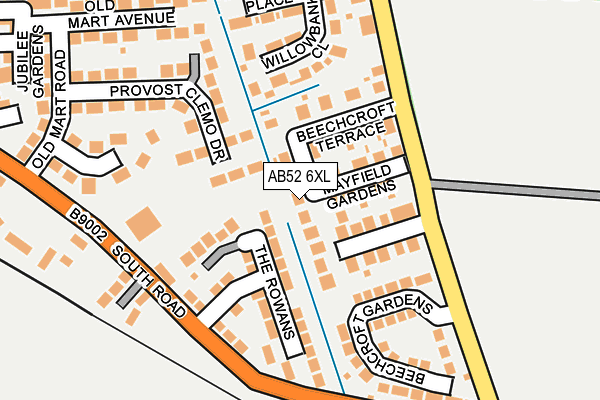 AB52 6XL map - OS OpenMap – Local (Ordnance Survey) AB52 6XL map - OS OpenMap – Local (Ordnance Survey)