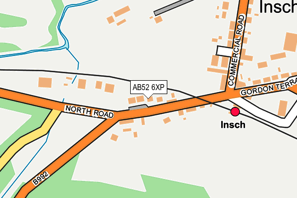 AB52 6XP map - OS OpenMap – Local (Ordnance Survey) AB52 6XP map - OS OpenMap – Local (Ordnance Survey)