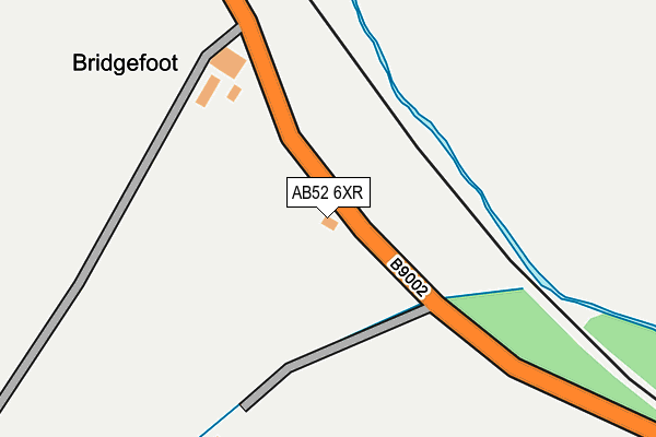 AB52 6XR map - OS OpenMap – Local (Ordnance Survey) AB52 6XR map - OS OpenMap – Local (Ordnance Survey)