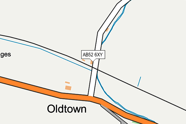 AB52 6XY map - OS OpenMap – Local (Ordnance Survey) AB52 6XY map - OS OpenMap – Local (Ordnance Survey)