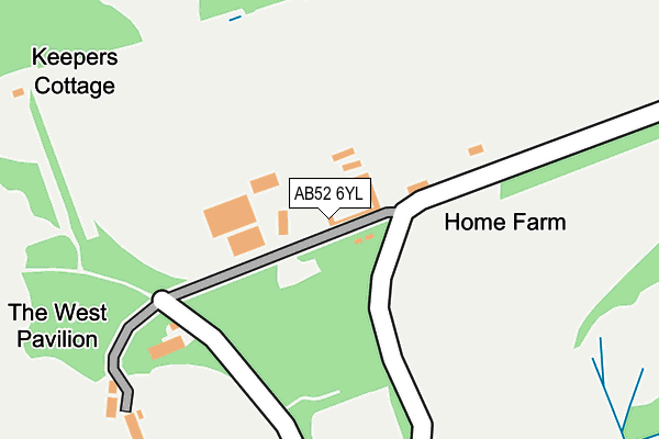 AB52 6YL map - OS OpenMap – Local (Ordnance Survey) AB52 6YL map - OS OpenMap – Local (Ordnance Survey)