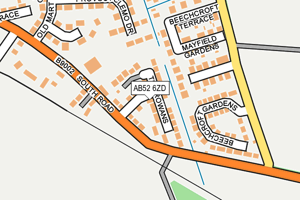 AB52 6ZD map - OS OpenMap – Local (Ordnance Survey) AB52 6ZD map - OS OpenMap – Local (Ordnance Survey)