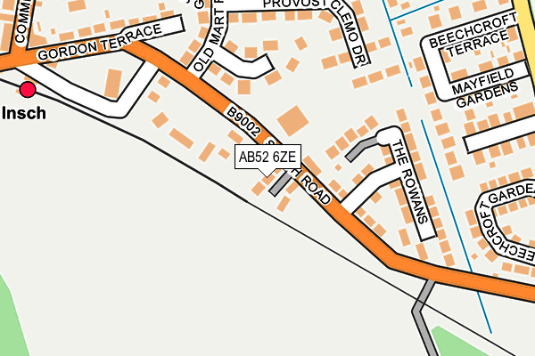 AB52 6ZE map - OS OpenMap – Local (Ordnance Survey) AB52 6ZE map - OS OpenMap – Local (Ordnance Survey)