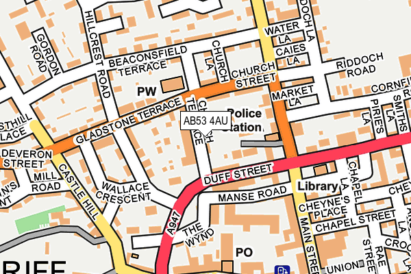 AB53 4AU map - OS OpenMap – Local (Ordnance Survey) AB53 4AU map - OS OpenMap – Local (Ordnance Survey)