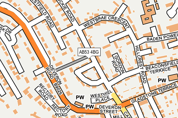 AB53 4BG map - OS OpenMap – Local (Ordnance Survey) AB53 4BG map - OS OpenMap – Local (Ordnance Survey)