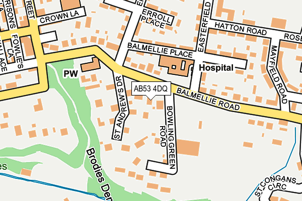 AB53 4DQ map - OS OpenMap – Local (Ordnance Survey) AB53 4DQ map - OS OpenMap – Local (Ordnance Survey)