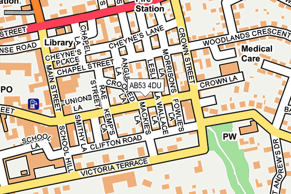 AB53 4DU map - OS OpenMap – Local (Ordnance Survey) AB53 4DU map - OS OpenMap – Local (Ordnance Survey)