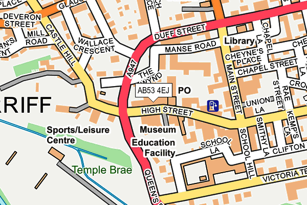AB53 4EJ map - OS OpenMap – Local (Ordnance Survey) AB53 4EJ map - OS OpenMap – Local (Ordnance Survey)