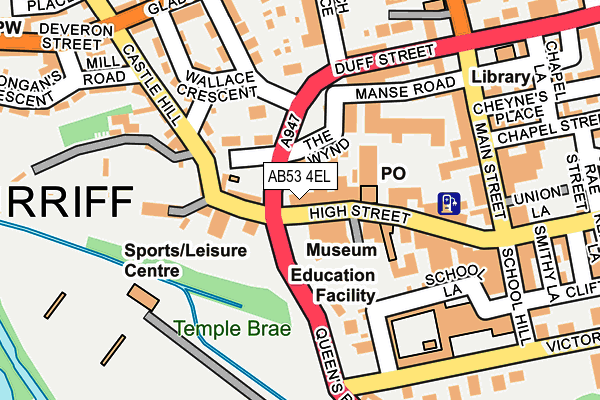 AB53 4EL map - OS OpenMap – Local (Ordnance Survey) AB53 4EL map - OS OpenMap – Local (Ordnance Survey)