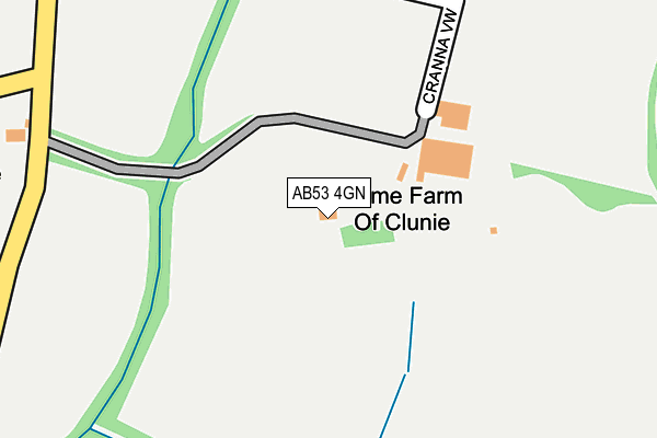 AB53 4GN map - OS OpenMap – Local (Ordnance Survey) AB53 4GN map - OS OpenMap – Local (Ordnance Survey)
