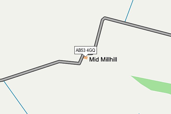 AB53 4GQ map - OS OpenMap – Local (Ordnance Survey) AB53 4GQ map - OS OpenMap – Local (Ordnance Survey)
