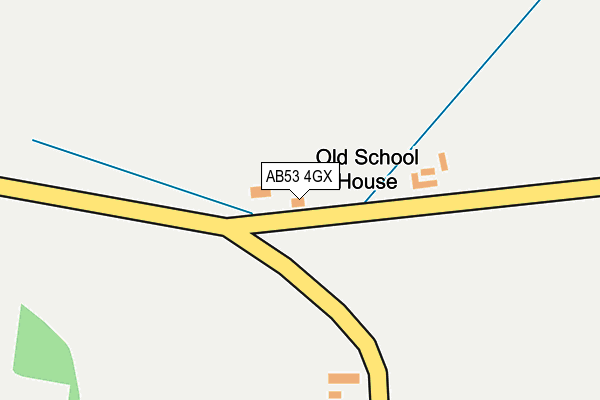 AB53 4GX map - OS OpenMap – Local (Ordnance Survey) AB53 4GX map - OS OpenMap – Local (Ordnance Survey)