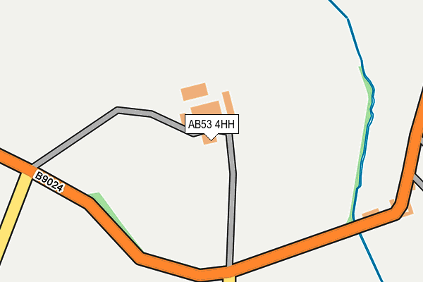 AB53 4HH map - OS OpenMap – Local (Ordnance Survey) AB53 4HH map - OS OpenMap – Local (Ordnance Survey)