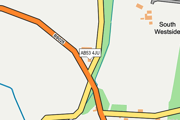 AB53 4JU map - OS OpenMap – Local (Ordnance Survey) AB53 4JU map - OS OpenMap – Local (Ordnance Survey)