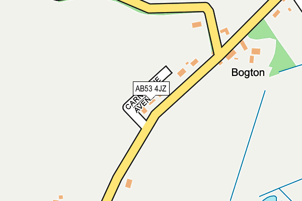 AB53 4JZ map - OS OpenMap – Local (Ordnance Survey) AB53 4JZ map - OS OpenMap – Local (Ordnance Survey)