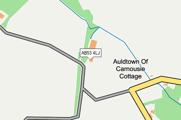 AB53 4LJ map - OS OpenMap – Local (Ordnance Survey) AB53 4LJ map - OS OpenMap – Local (Ordnance Survey)