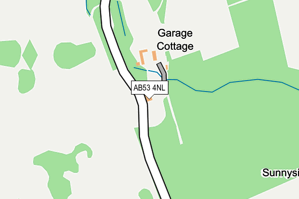 AB53 4NL map - OS OpenMap – Local (Ordnance Survey) AB53 4NL map - OS OpenMap – Local (Ordnance Survey)