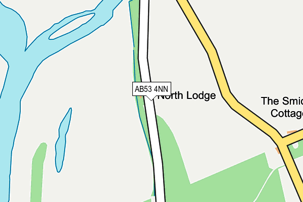 AB53 4NN map - OS OpenMap – Local (Ordnance Survey) AB53 4NN map - OS OpenMap – Local (Ordnance Survey)