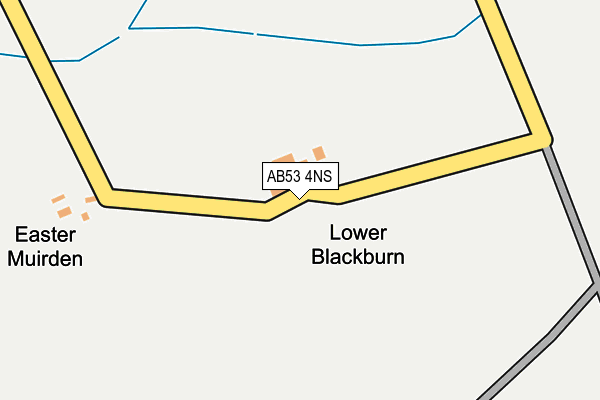 AB53 4NS map - OS OpenMap – Local (Ordnance Survey) AB53 4NS map - OS OpenMap – Local (Ordnance Survey)