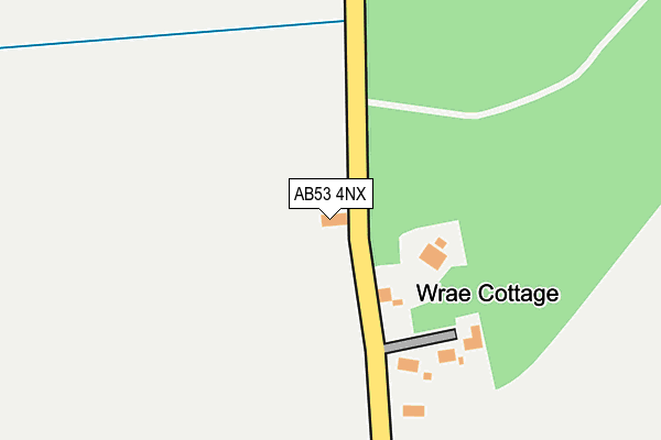 AB53 4NX map - OS OpenMap – Local (Ordnance Survey) AB53 4NX map - OS OpenMap – Local (Ordnance Survey)