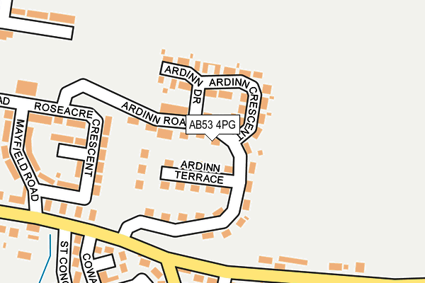 AB53 4PG map - OS OpenMap – Local (Ordnance Survey) AB53 4PG map - OS OpenMap – Local (Ordnance Survey)