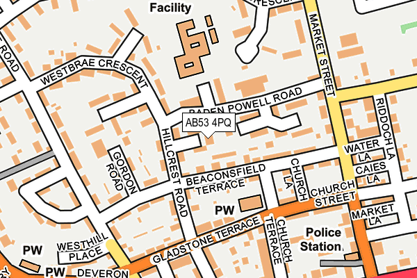 AB53 4PQ map - OS OpenMap – Local (Ordnance Survey) AB53 4PQ map - OS OpenMap – Local (Ordnance Survey)