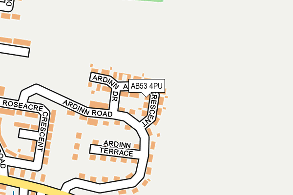 AB53 4PU map - OS OpenMap – Local (Ordnance Survey) AB53 4PU map - OS OpenMap – Local (Ordnance Survey)