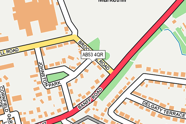 AB53 4QR map - OS OpenMap – Local (Ordnance Survey) AB53 4QR map - OS OpenMap – Local (Ordnance Survey)