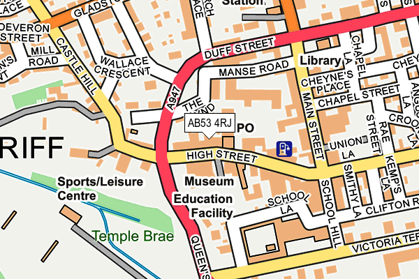AB53 4RJ map - OS OpenMap – Local (Ordnance Survey) AB53 4RJ map - OS OpenMap – Local (Ordnance Survey)
