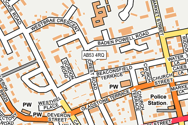 AB53 4RQ map - OS OpenMap – Local (Ordnance Survey) AB53 4RQ map - OS OpenMap – Local (Ordnance Survey)
