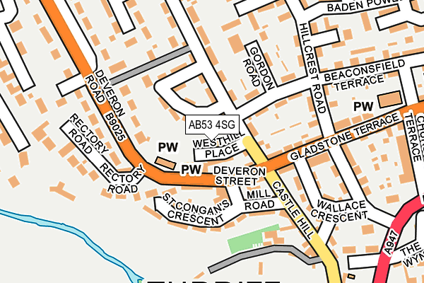 AB53 4SG map - OS OpenMap – Local (Ordnance Survey) AB53 4SG map - OS OpenMap – Local (Ordnance Survey)