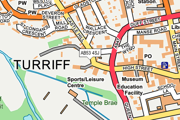 AB53 4SJ map - OS OpenMap – Local (Ordnance Survey) AB53 4SJ map - OS OpenMap – Local (Ordnance Survey)