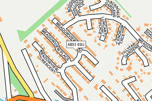 AB53 4WJ map - OS OpenMap – Local (Ordnance Survey) AB53 4WJ map - OS OpenMap – Local (Ordnance Survey)
