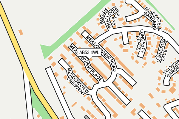 AB53 4WL map - OS OpenMap – Local (Ordnance Survey) AB53 4WL map - OS OpenMap – Local (Ordnance Survey)